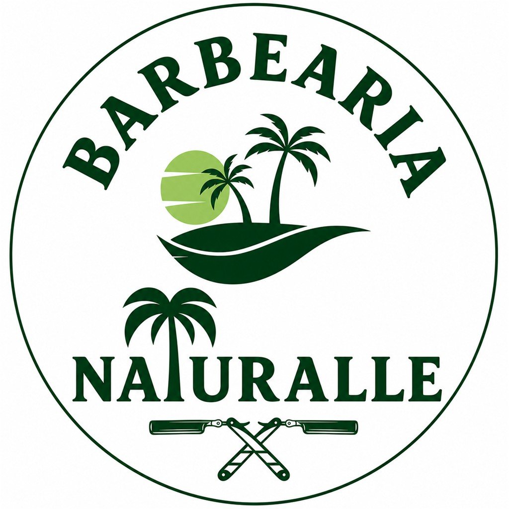 Logo Barbearia Naturalle